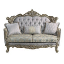 Miliani Antique Bronze Loveseat W/3 Pillows - Ornate Home