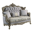 Miliani Antique Bronze Loveseat W/3 Pillows - Ornate Home