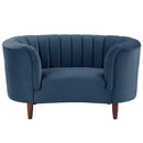 Millephri Blue Chair - Ornate Home