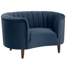 Millephri Blue Chair - Ornate Home