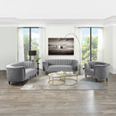 Millephri Gray Chair - Ornate Home