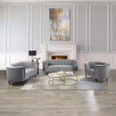Millephri Gray Loveseat - Ornate Home