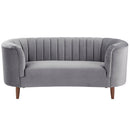 Millephri Gray Loveseat - Ornate Home