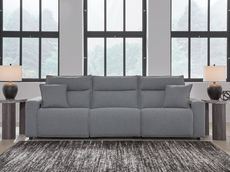 Modmax Salt and Pepper 3-Piece Power Reclining Sectional - Ornate Home