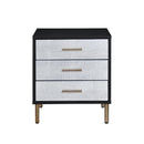 Myles Black Nightstand - Ornate Home