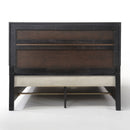Naima Black Eastern King Bed - Ornate Home