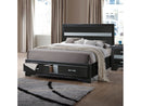 Naima Black Eastern King Bed - Ornate Home
