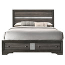 Naima Gray Eastern King Bed - Ornate Home