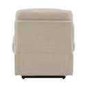 Nairi Ivory Power Recliner w/ Lift, Heating & Massage - Ornate Home