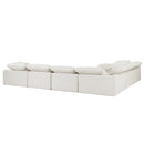 Naveen Ivory Modular - Armless Chair - Ornate Home