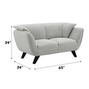 Nayeli Light Gray Boucle Loveseat - Ornate Home