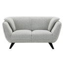 Nayeli Light Gray Boucle Loveseat - Ornate Home