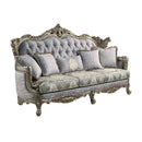 Nayla Antique Bronze Sofa W/5 Pillows - Ornate Home