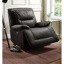 Neely Charcoal Power Motion Glider Recliner - Ornate Home