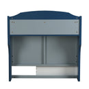 Neptune II Gray/Navy Twin Bed - Ornate Home