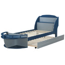 Neptune II Gray/Navy Twin Bed - Ornate Home