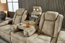 Next-Gen DuraPella Sand Power Reclining Sofa and Loveseat - Ornate Home