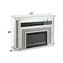 Noralie Fireplace w/Led - Ornate Home