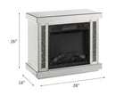 Noralie Vertical Pillar Fireplace - Ornate Home