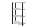 Nypho Antique White Bookshelf - Ornate Home