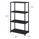 Nypho Black Bookshelf - Ornate Home