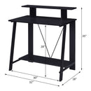 Nypho Black Writing Desk - Ornate Home