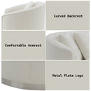 Odette Beige Sofa W/4 Pillows - Ornate Home