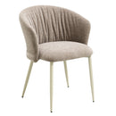 Ogin Dark Beige/Natual Arm Chair (Set of 2) - Ornate Home