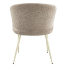 Ogin Dark Beige/Natual Arm Chair (Set of 2) - Ornate Home