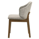 Oleia Chenille/Walnut Side Chair (Set of 2) - Ornate Home