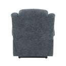 Omarion Blue Power Recliner W/Lift & Heating & Massage - Ornate Home