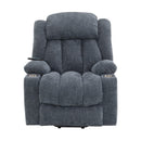 Omarion Blue Power Recliner W/Lift & Heating & Massage - Ornate Home