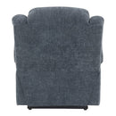 Omarion Blue Power Recliner w/ Lift, Heating & Massage - Ornate Home