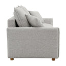 Oran Gray Chenille Sofa w/Sleeper - Ornate Home