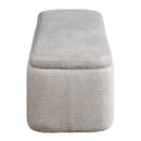 Orane Gray Bench w/Storage - Ornate Home