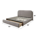 Orane Gray Full Bed w/Storage - Ornate Home