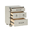 Orchest Gray Nightstand w/ USB - Ornate Home