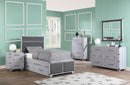 Orchest Gray Nightstand w/ USB - Ornate Home