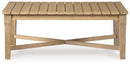 Carter Hall Beige Outdoor Coffee Table