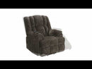Pacay Brown Power Recliner w/ Lift, Heating & Massage - Ornate Home