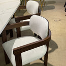 Pauma Walnut & Beige Dining Room Chair (Set of 2) - Ornate Home