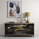 Payo Blue Console Cabinet - Ornate Home