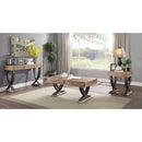 Pellio Antique Oak/Black Coffee Table - Ornate Home