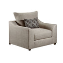 Petillia Sandstone Chair w/ Pillow - Ornate Home