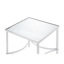 Petunia Mirrored/Chrome End Table - Ornate Home