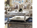 Picardy Antique Pearl  Coffee Table (Square Leg) - Ornate Home