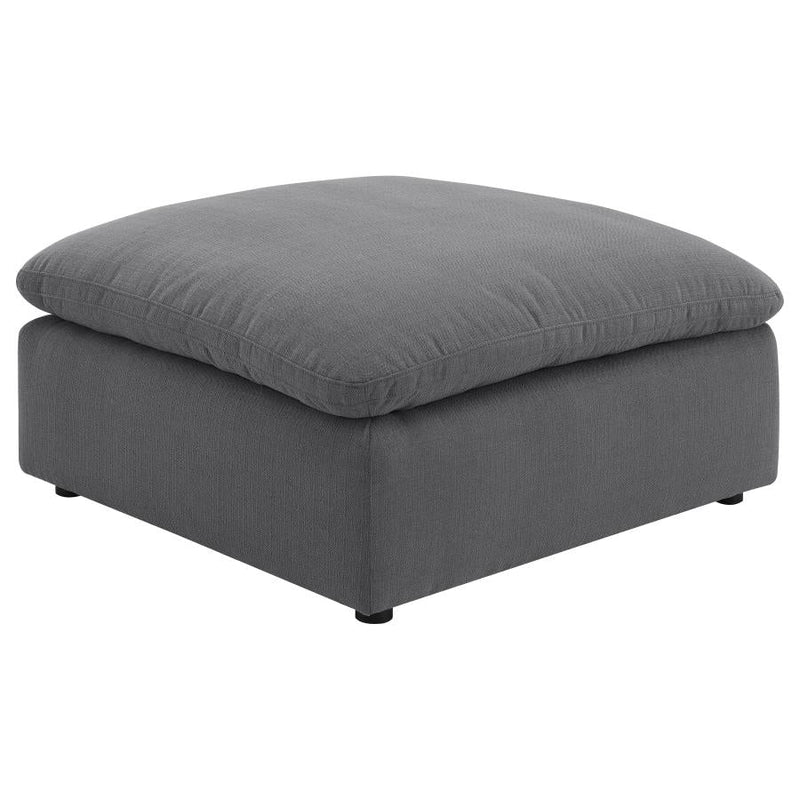 Pluma Charcoal 6-piece Upholstered Modular Sectional Sofa - Ornate Home