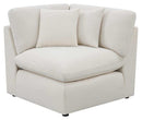 Pluma Ivory Fabric Modular Sectional Pre-Sets - Ornate Home