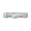 Pluma Ivory Modular Sectional Fabric Create your own Style - Ornate Home