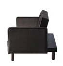 Qinven Dark Brown Adjustable Sofa - Ornate Home